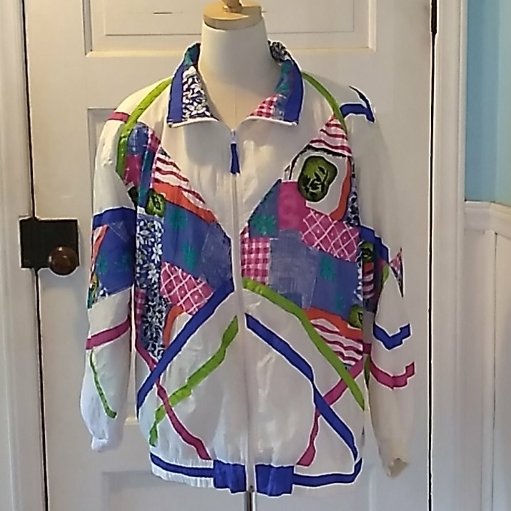 Vintage 1980s wind jacket XL